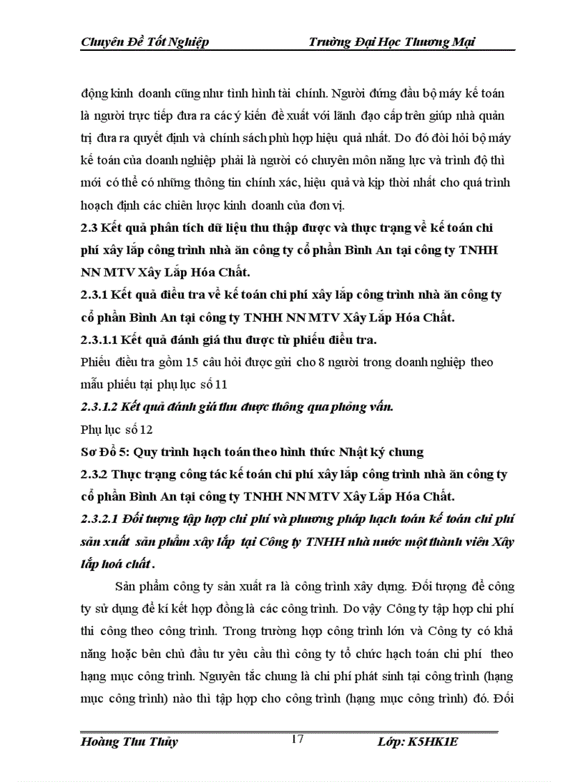 image for page Đề tài Kế toán chi phí xây lắp công trình Nhà Ăn công ty Cổ Phần Bình An tại công ty TNHH nhà nước một thành viên Xây Lắp Hoá Chất