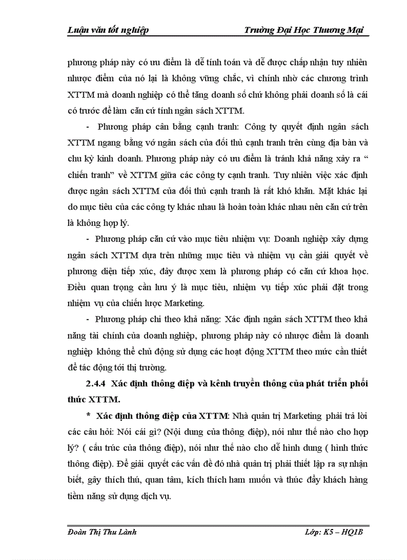 image for page Đề tài Phát triển phối thức xúc tiến thương mại đối với dịch vụ cho thuê căn hộ của công ty liên doanh Đại Chân Trời trên thị trường Hà Nội