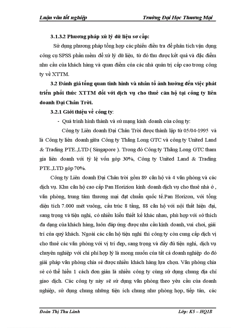 image for page Đề tài Phát triển phối thức xúc tiến thương mại đối với dịch vụ cho thuê căn hộ của công ty liên doanh Đại Chân Trời trên thị trường Hà Nội