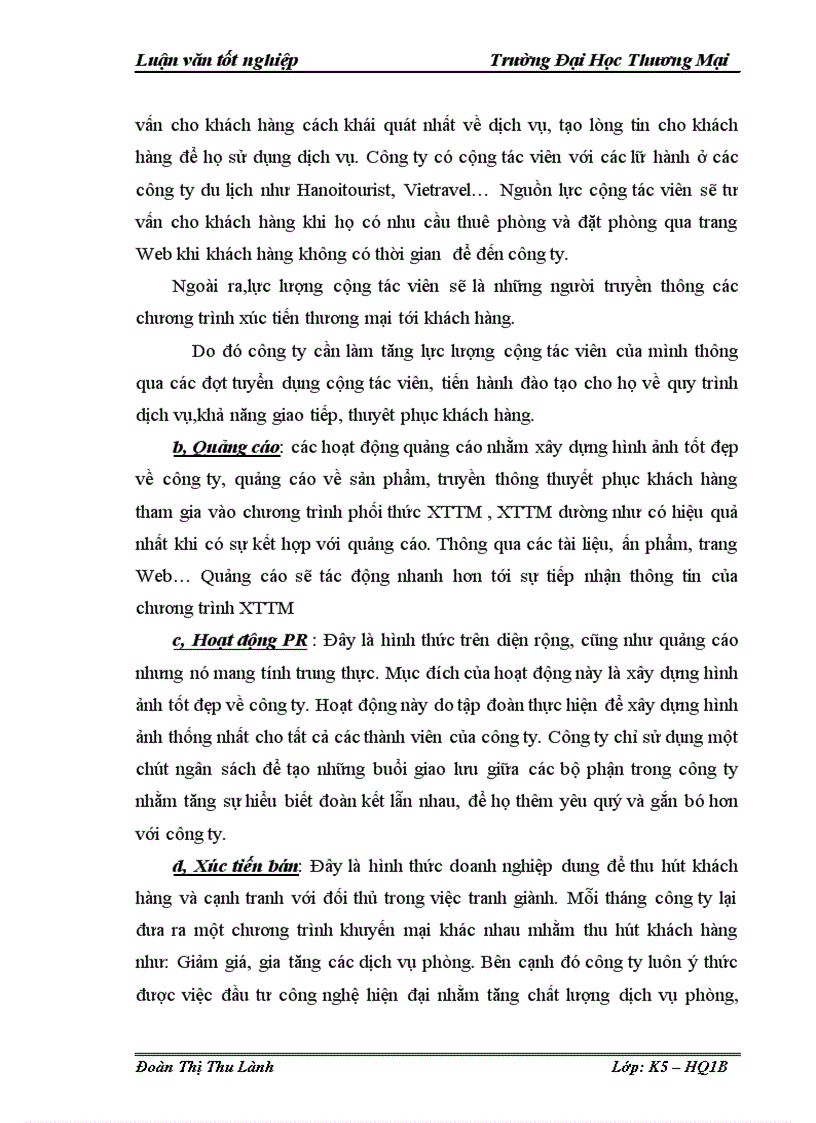 image for page Đề tài Phát triển phối thức xúc tiến thương mại đối với dịch vụ cho thuê căn hộ của công ty liên doanh Đại Chân Trời trên thị trường Hà Nội