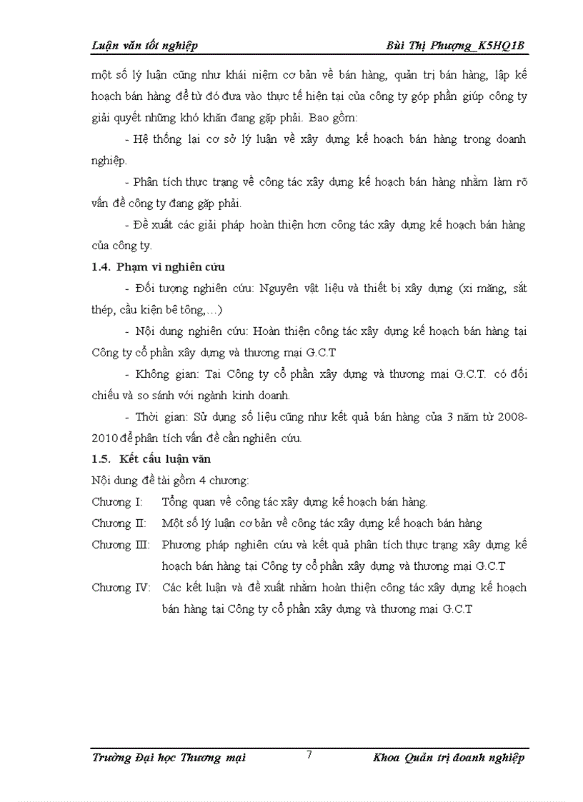 image for page Đề tài Hoàn thiện công tác xây dựng kế hoạch bán hàng tại Công ty cổ phần xây dựng và thương mại G C T