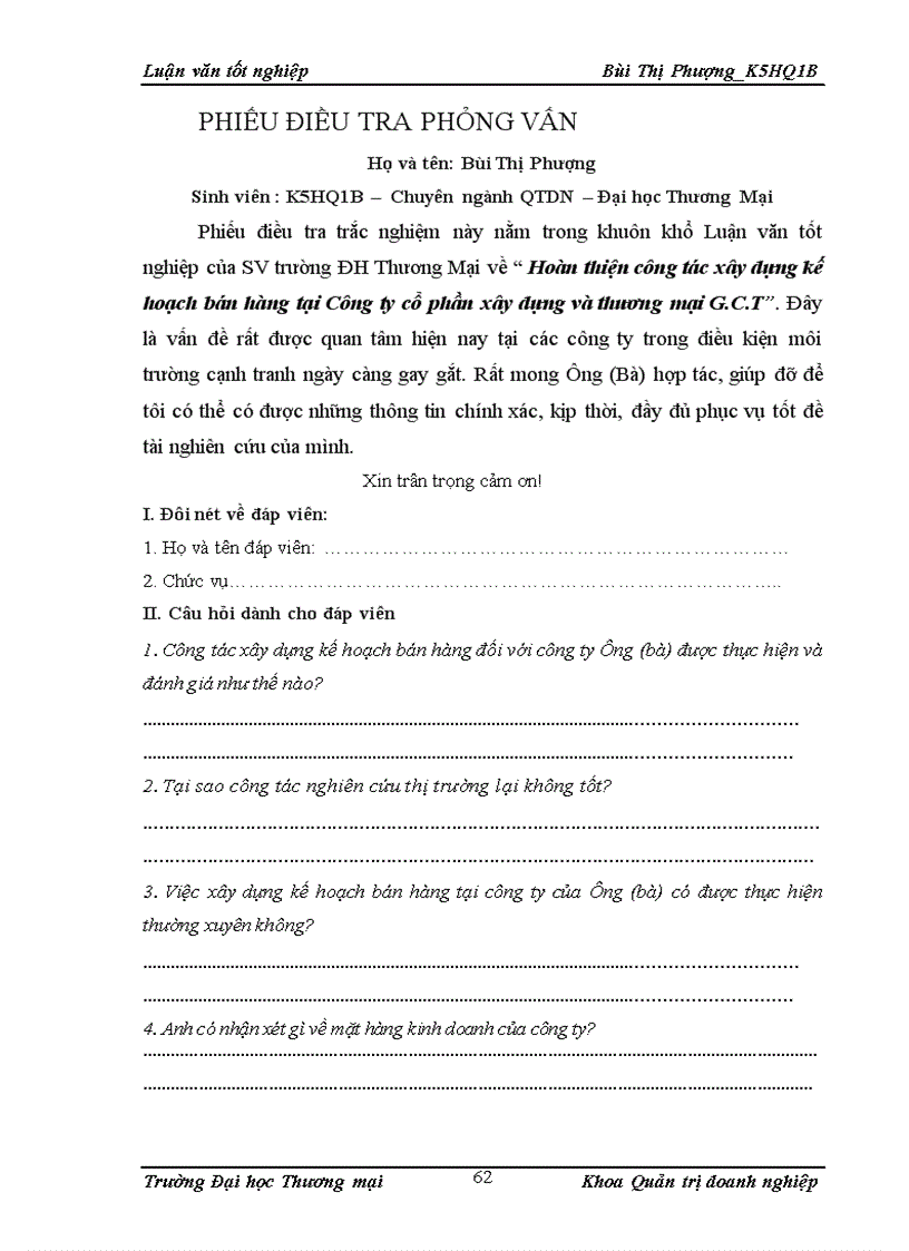 image for page Đề tài Hoàn thiện công tác xây dựng kế hoạch bán hàng tại Công ty cổ phần xây dựng và thương mại G C T