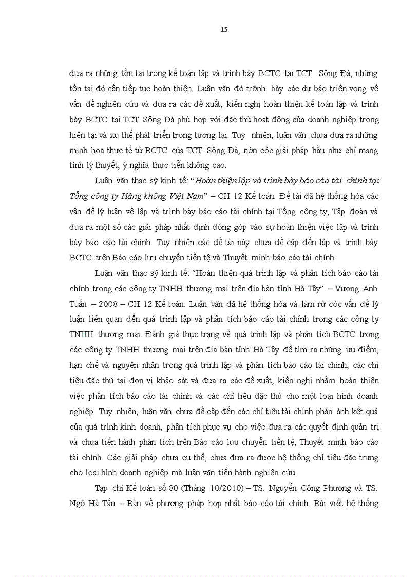 image for page Lập trình bày và phân tích báo cáo tài chính tại Tổng công ty công nghiệp ô tô Việt Nam l