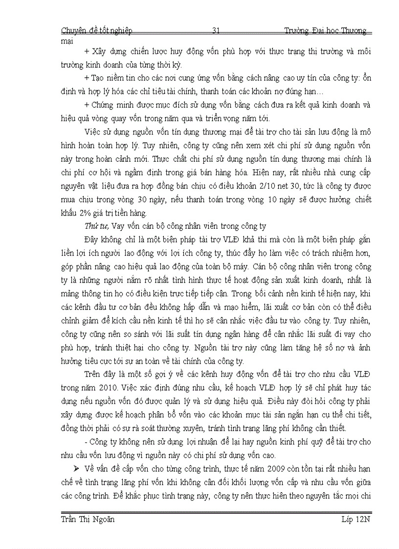image for page Giải pháp nâng cao hiệu quả sử dụng vốn lưu động tại Công ty Cổ phần Sông Đà 1