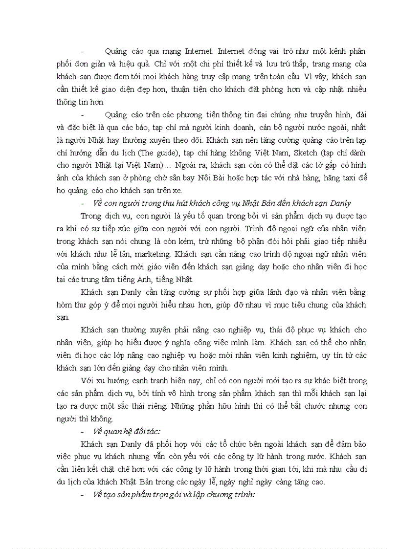 image for page Giải pháp marketing thu hút khách công vụ Nhật Bản của khách sạn Danly Hà Nội 1