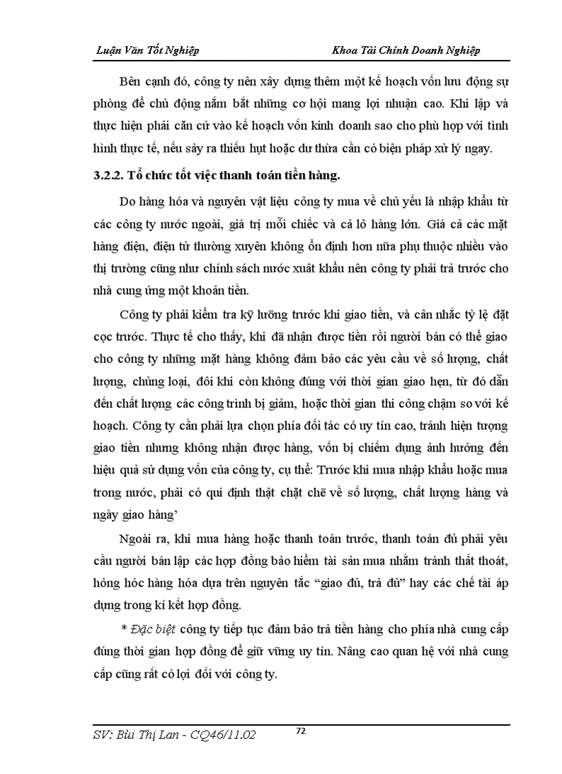 image for page Một số giải pháp nhằm nâng cao hiệu quả sử dụng vốn lưu động tại công ty cổ phần Cơ điện Hoàng Gia