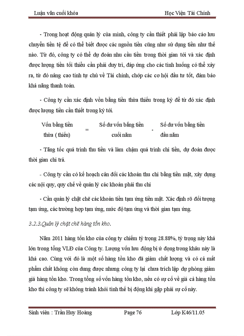 image for page Vốn lưu động và các giải pháp tài chính nâng cao hiệu quả sử dụng vốn lưu động tại công ty cổ phần quản lý và xây dựng đường bộ 470
