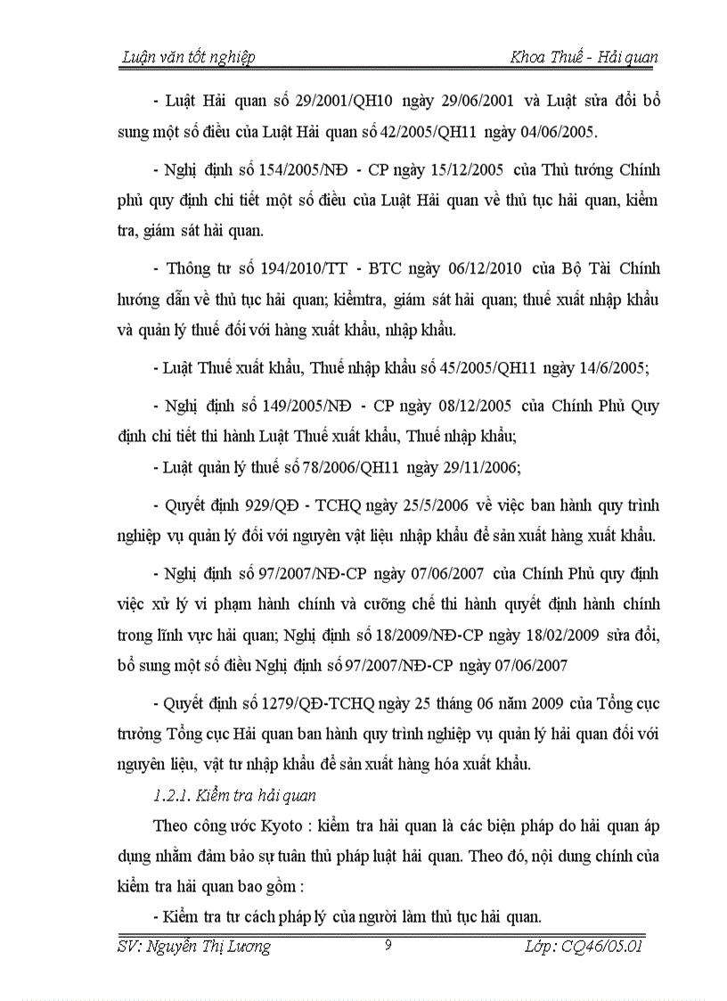 image for page Công tác kiểm tra giám sát hải quan đối với hàng nhập khẩu là nguyên liệu vật tư để sản xuất hàng xuất khẩu