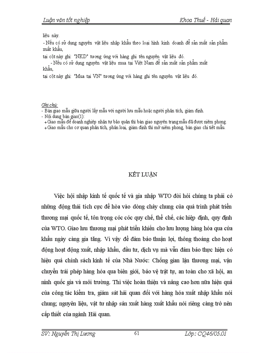image for page Công tác kiểm tra giám sát hải quan đối với hàng nhập khẩu là nguyên liệu vật tư để sản xuất hàng xuất khẩu