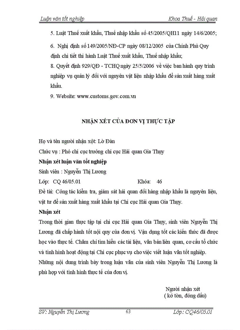 image for page Công tác kiểm tra giám sát hải quan đối với hàng nhập khẩu là nguyên liệu vật tư để sản xuất hàng xuất khẩu