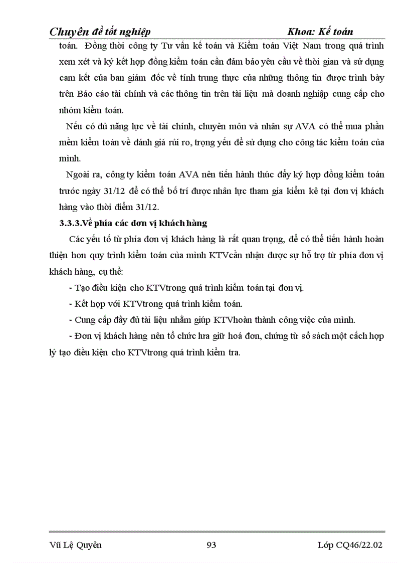 image for page Hoàn thiện quy trình kiểm toán khoản mục chi phí sản xuất trong kiểm toán báo cáo tài chính do Công ty TNHH Tư vấn Kế toán và Kiểm toán Việt Nam AVA thực hiện