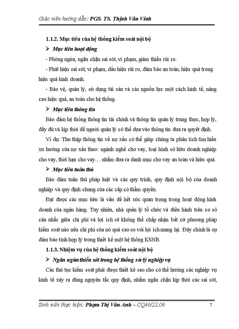 image for page Giải pháp hoàn thiện hệ thống kiểm soát nội bộ tại Ngân hàng nông nghiệp và phát triển nông thôn Việt Nam chi nhánh Bắc Hà Nội