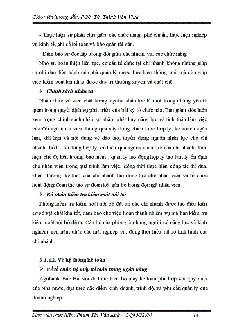 image for page Giải pháp hoàn thiện hệ thống kiểm soát nội bộ tại Ngân hàng nông nghiệp và phát triển nông thôn Việt Nam chi nhánh Bắc Hà Nội