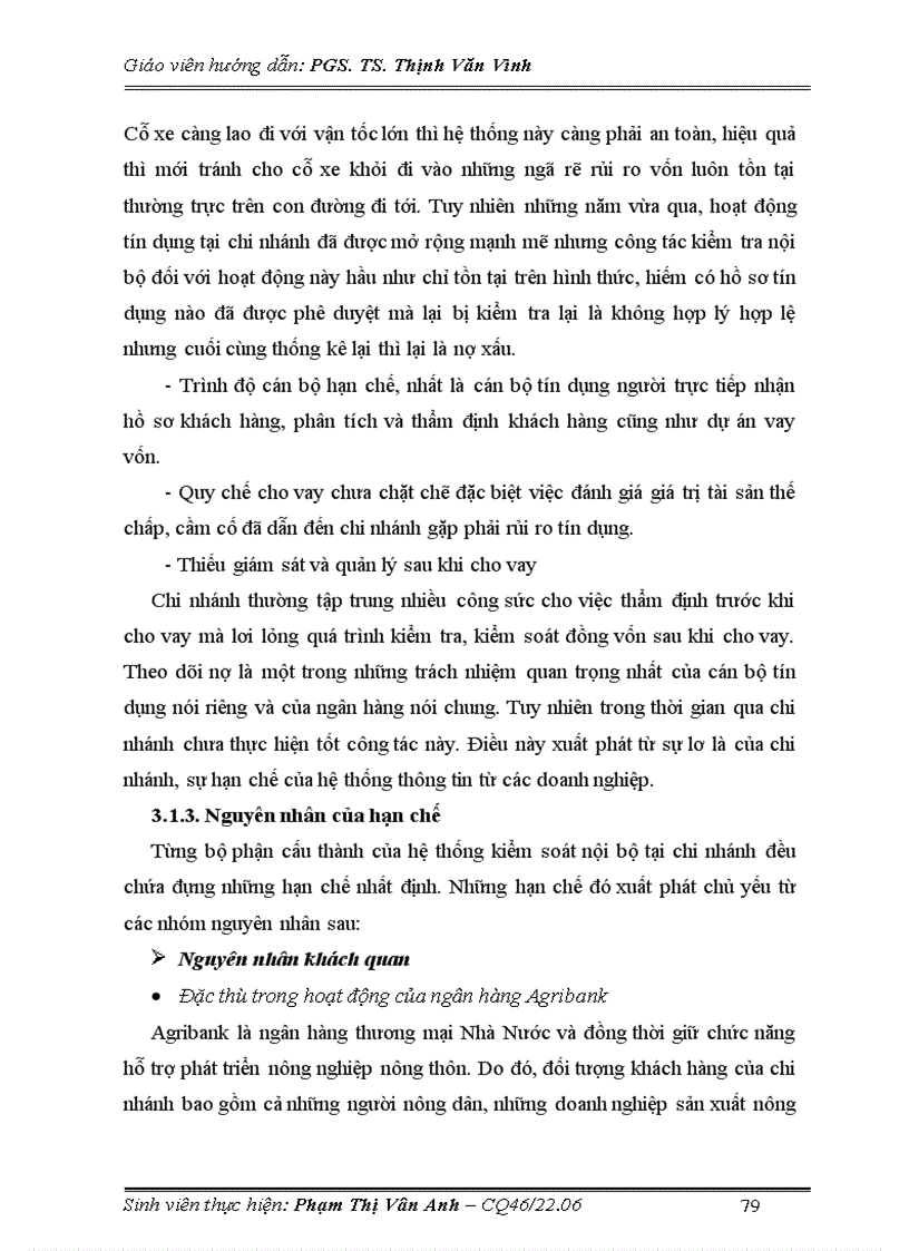 image for page Giải pháp hoàn thiện hệ thống kiểm soát nội bộ tại Ngân hàng nông nghiệp và phát triển nông thôn Việt Nam chi nhánh Bắc Hà Nội
