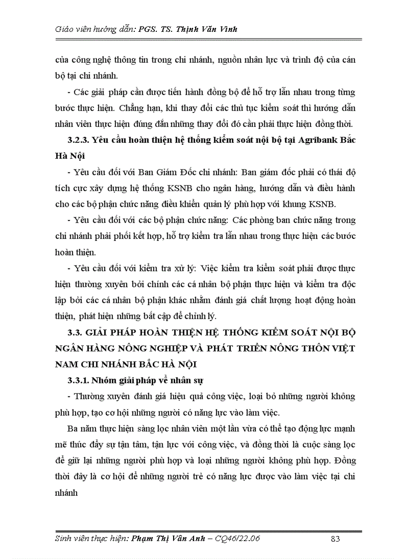 image for page Giải pháp hoàn thiện hệ thống kiểm soát nội bộ tại Ngân hàng nông nghiệp và phát triển nông thôn Việt Nam chi nhánh Bắc Hà Nội