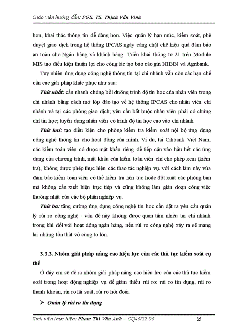 image for page Giải pháp hoàn thiện hệ thống kiểm soát nội bộ tại Ngân hàng nông nghiệp và phát triển nông thôn Việt Nam chi nhánh Bắc Hà Nội