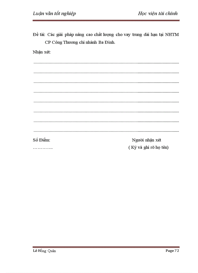 image for page Các giải pháp nâng cao chất lượng cho vay trung và dài hạn tại nhtm cổ phần công thương chi nhánh BA ĐÌNH