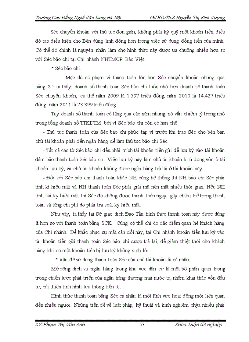 image for page Giải pháp nâng cao chất lượng hoạt động thanh toán không dùng tiền mặt tại Ngân hàng Thương mại Cổ phần Bảo Việt