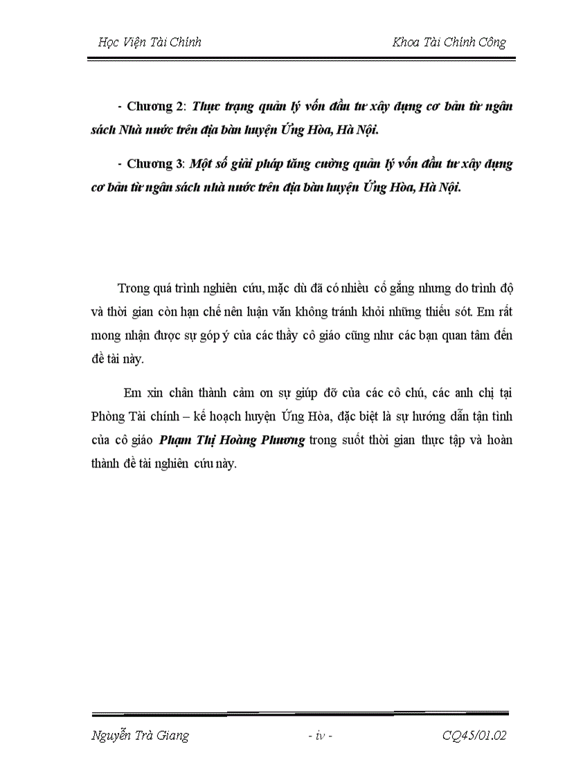 image for page Một số giải pháp nhằm tăng cường quản lý vốn đầu tư xây dựng cơ bản từ ngân sách Nhà nước trên địa bàn huyện Ứng Hòa Hà Nội