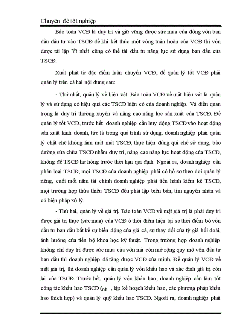 image for page Vốn cố định và các giải pháp tài chính nâng cao hiệu quả sử dụng vốn cố định ở Công ty In Tài chính