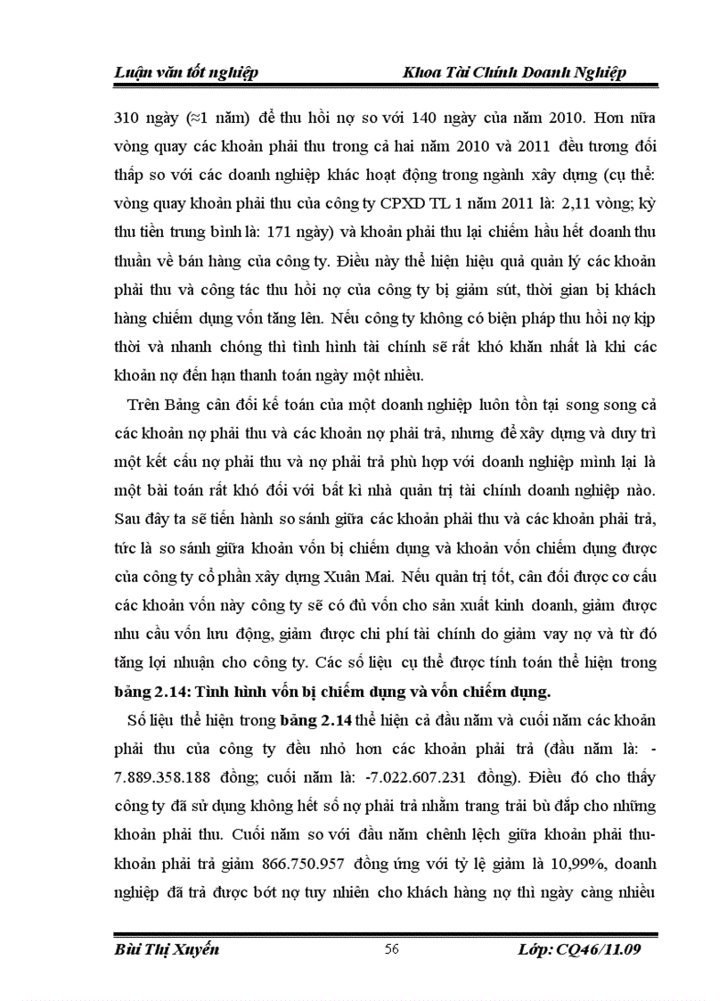 image for page Vốn lưu động và một số giải pháp nhằm nâng cao hiệu quả sử dụng vốn lưu động của công ty cổ phần xây dựng Xuân Mai