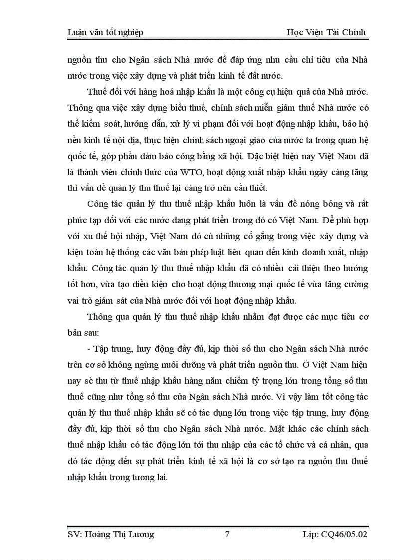 image for page Công tác quản lý thu thuế nhập khẩu tại Cục Hải quan TP Hà Nội