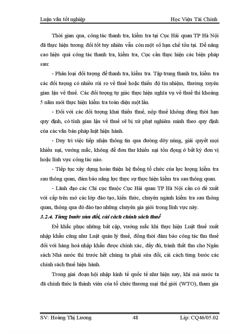 image for page Công tác quản lý thu thuế nhập khẩu tại Cục Hải quan TP Hà Nội