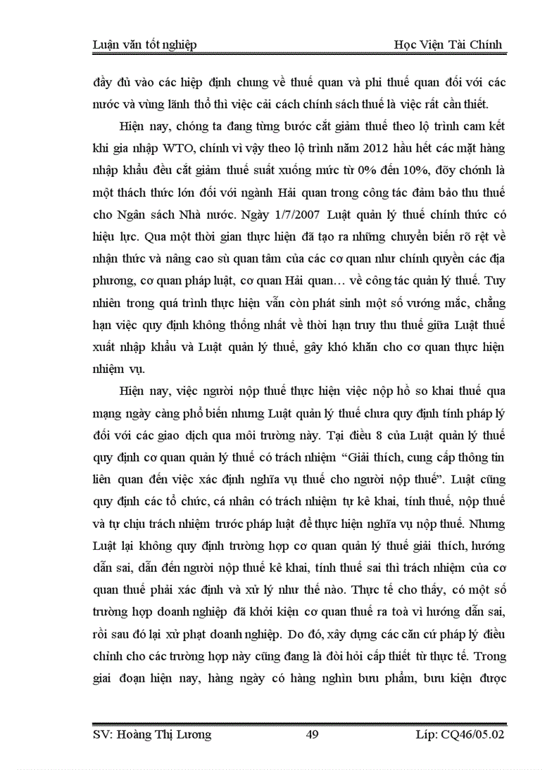 image for page Công tác quản lý thu thuế nhập khẩu tại Cục Hải quan TP Hà Nội