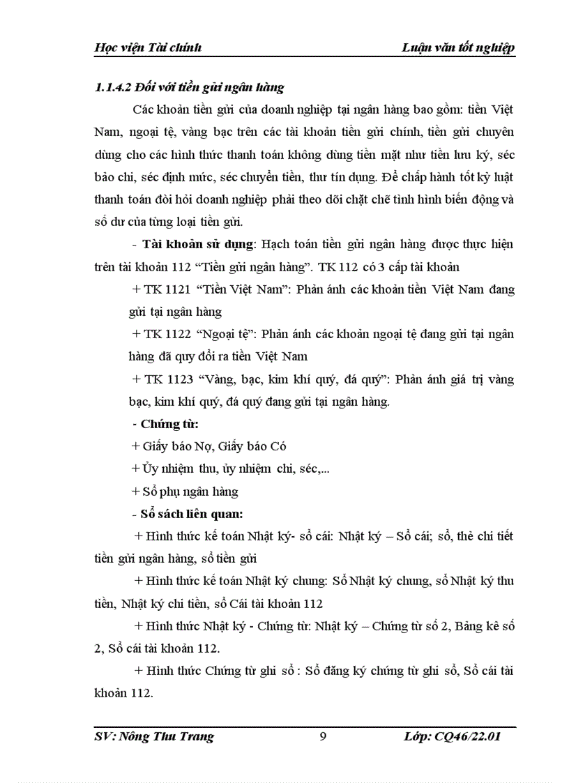 image for page Hoàn thiện quy trình kiểm toán vốn bằng tiền trong kiểm toán Báo cáo tài chính do Công ty TNHH Kiểm toán và Tư vấn đầu tư Tài chính Châu Á FADACO thực hiện 1