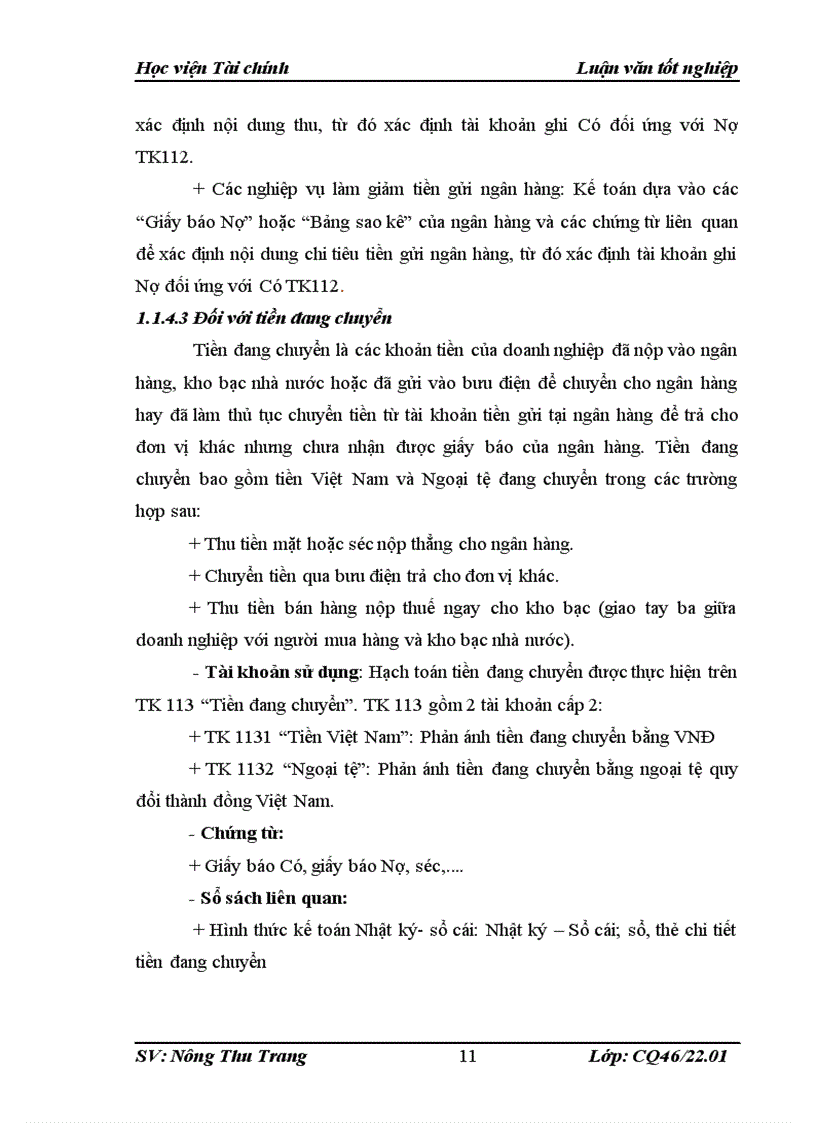 image for page Hoàn thiện quy trình kiểm toán vốn bằng tiền trong kiểm toán Báo cáo tài chính do Công ty TNHH Kiểm toán và Tư vấn đầu tư Tài chính Châu Á FADACO thực hiện 1