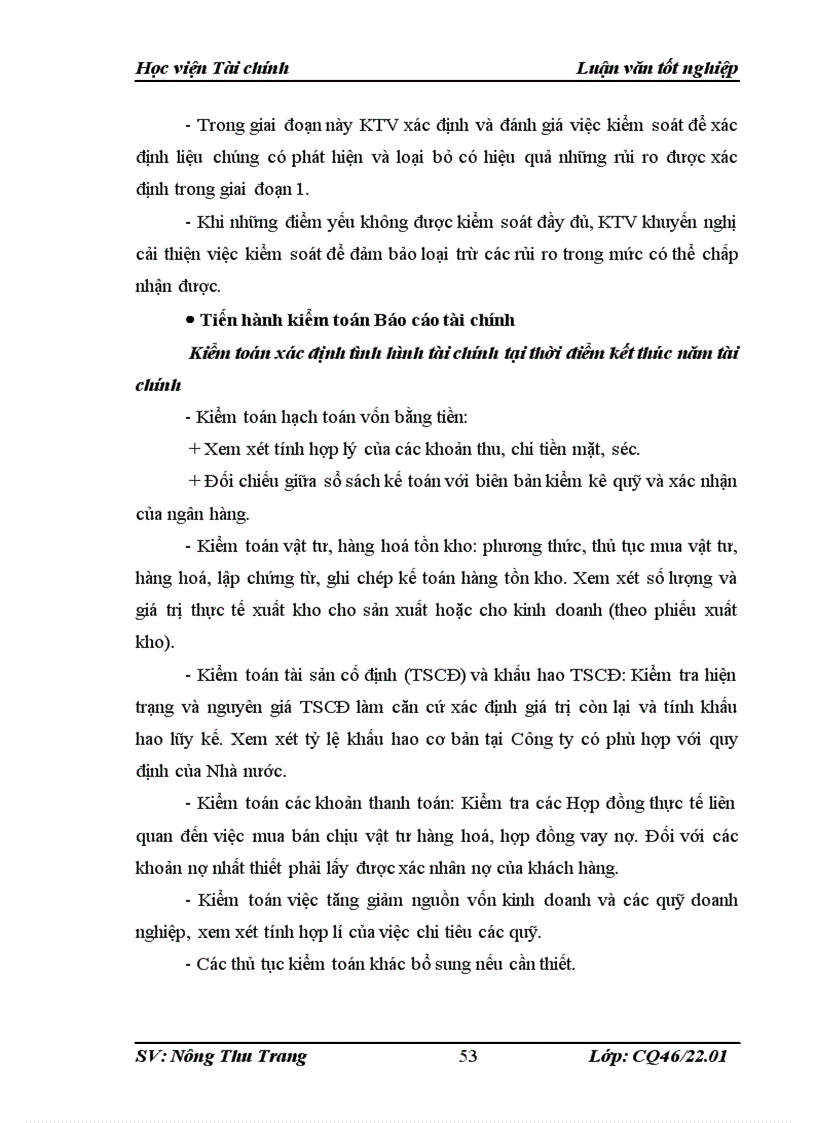 image for page Hoàn thiện quy trình kiểm toán vốn bằng tiền trong kiểm toán Báo cáo tài chính do Công ty TNHH Kiểm toán và Tư vấn đầu tư Tài chính Châu Á FADACO thực hiện 1