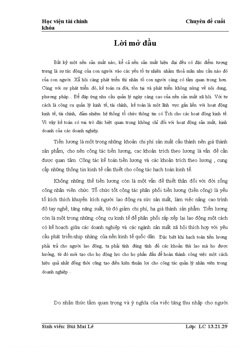 image for page Tổ chức công tác kế toán tiền lương và các khoản trích theo lương tại Công ty Cổ phần đầu tư và sản xuất Tràng Tiền Plaza