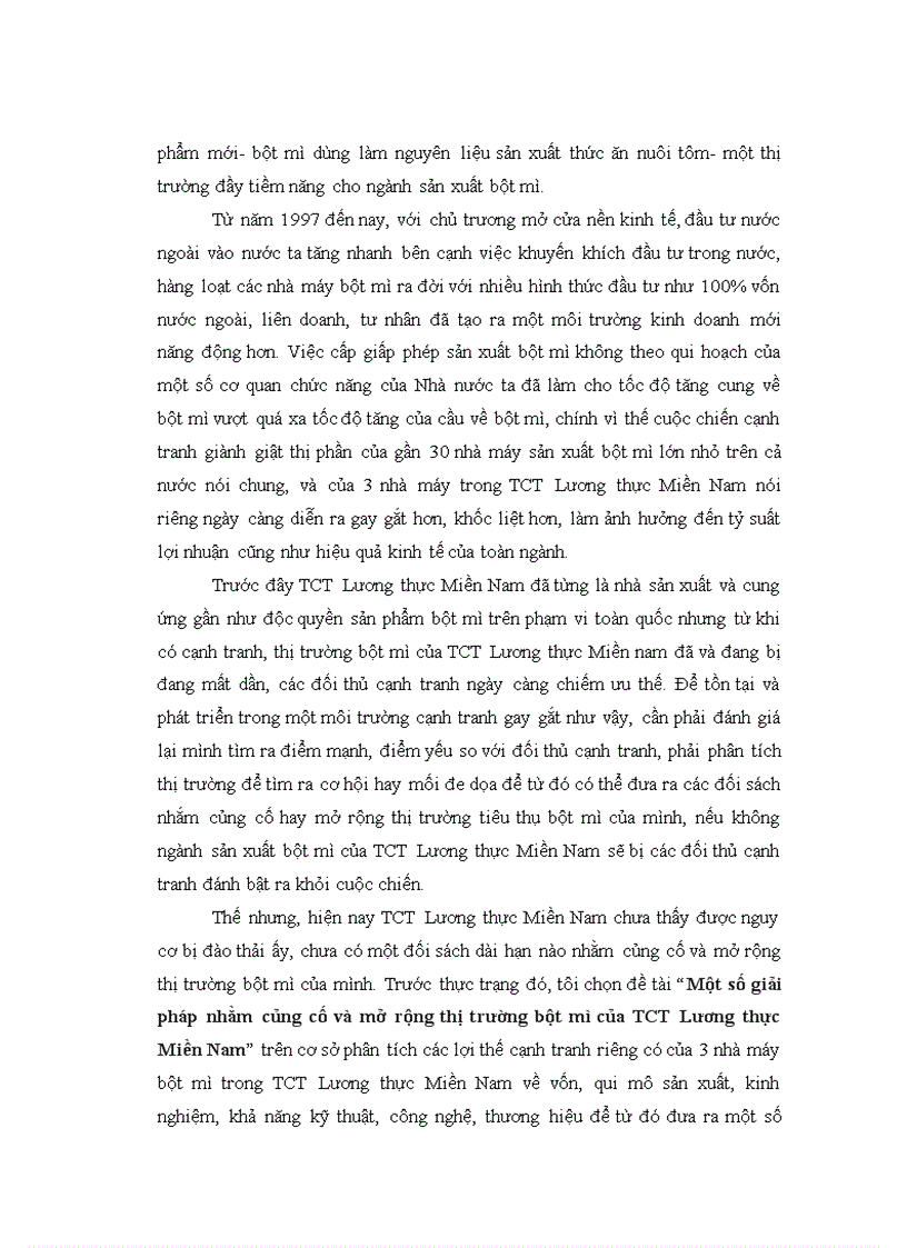 image for page Giải pháp củng cố và mở rộng thị trường bột mỳ