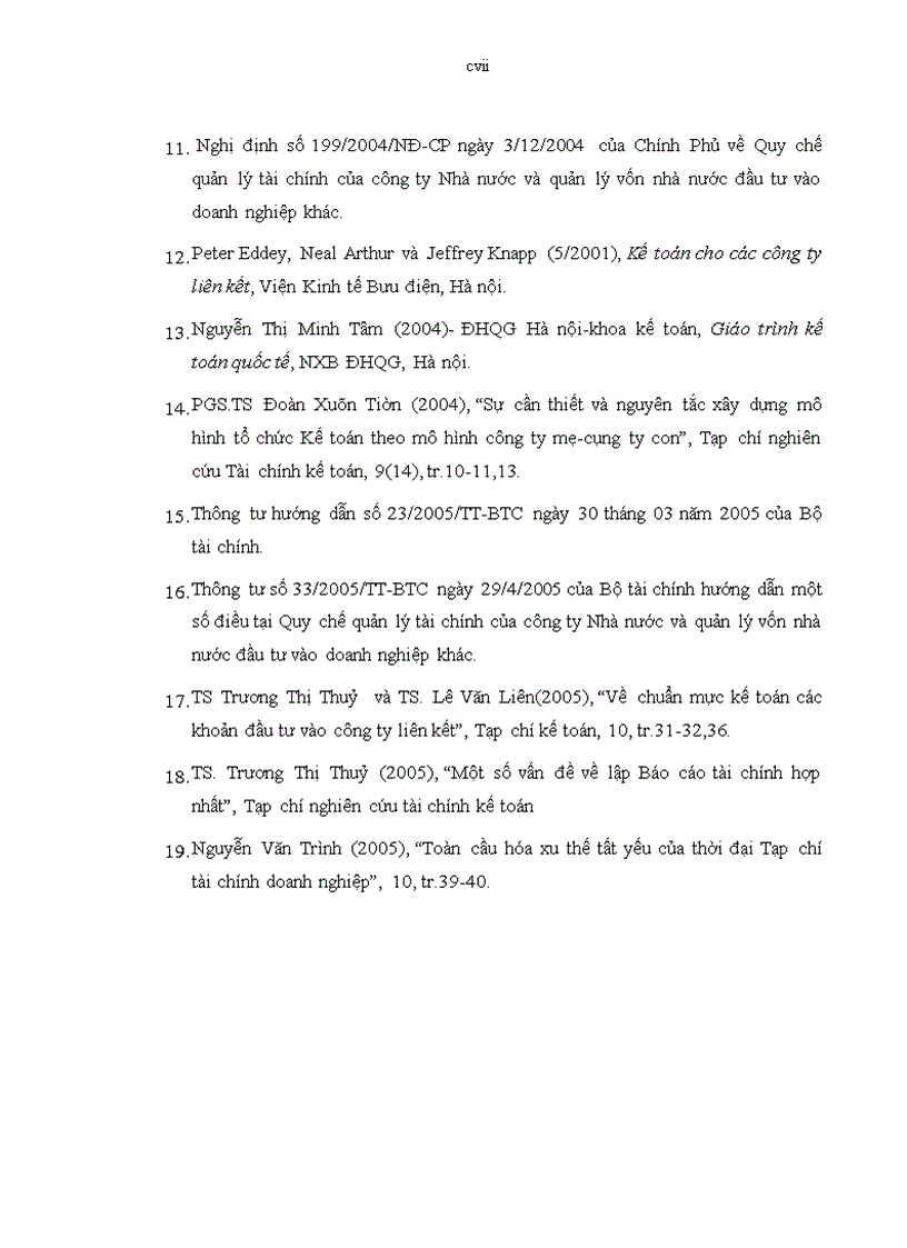 image for page Hoàn thiện tổ chức công tác lập báo cáo tài chính hợp nhất tại Tổng công ty Hàng không Việt nam