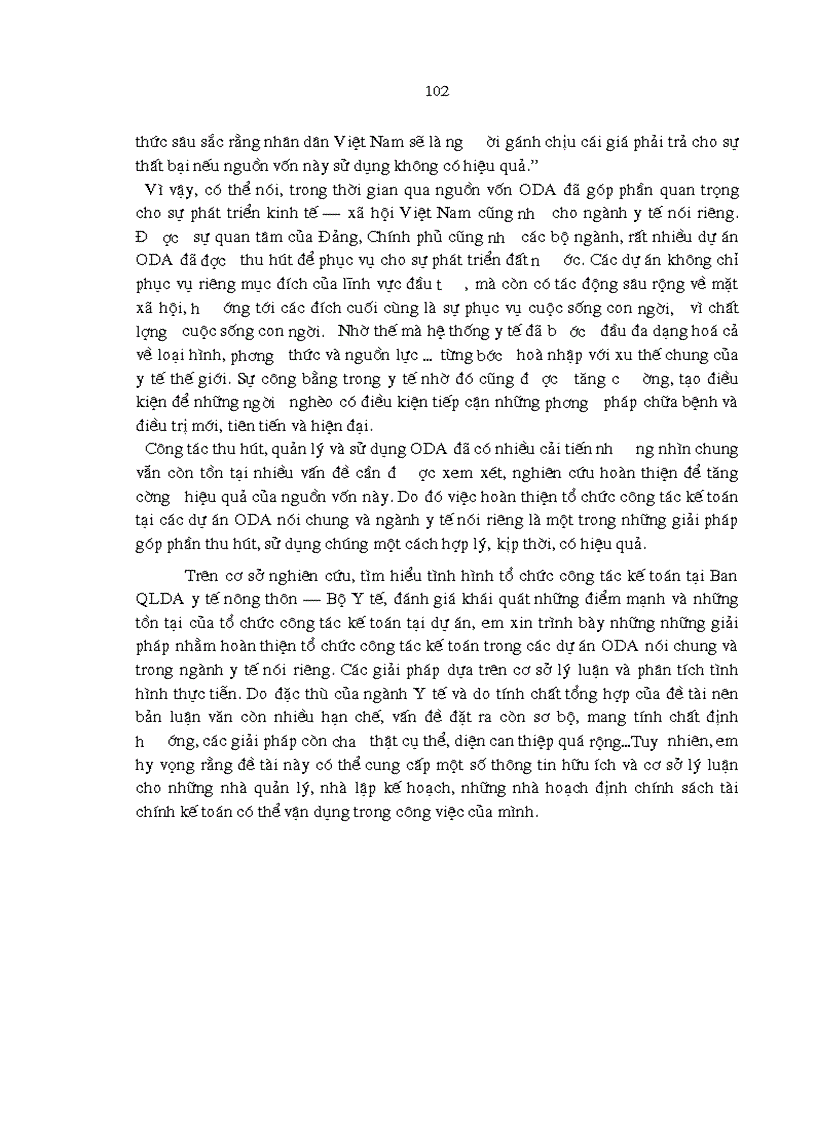 image for page Thực trạng tổ chức công tác kế toán tại Ban quản lý dự án y tế nông thôn Bộ y tế