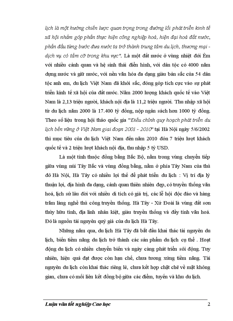 image for page Tổ chức lãnh thổ du lịch Hà Tây