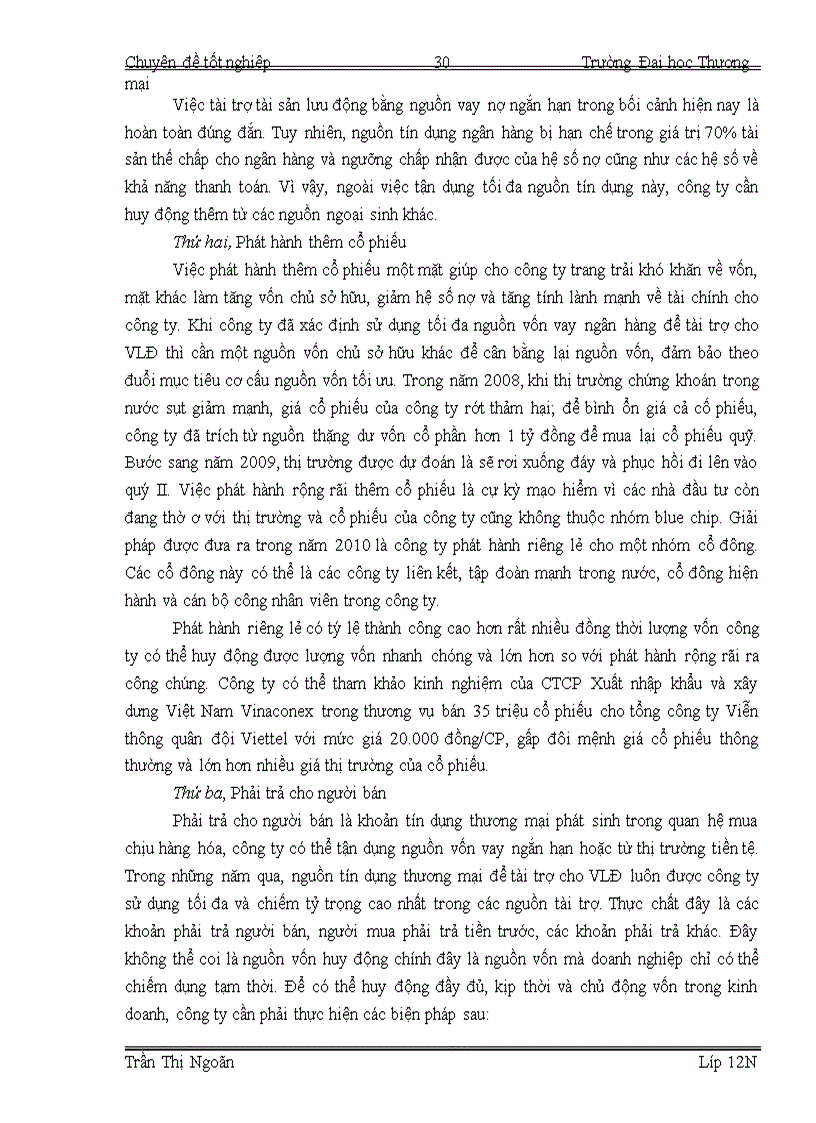 image for page Giải pháp nâng cao hiệu quả sử dụng vốn lưu động tại Công ty Cổ phần Sông Đà 1 3
