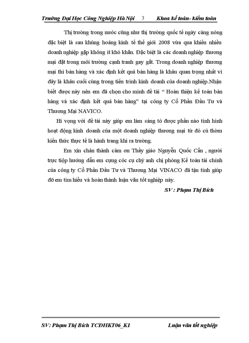 image for page Hoàn thiện kế toán bán hàng và xác định kết quả bán hàng tại công ty Cổ Phần Đầu Tư và Thương Mại NAVICO