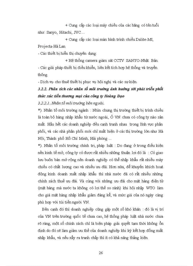 image for page Phát triển phối thức xúc tiến thương mại sản phẩm thiết bị trình chiếu của công ty Cổ phần Đầu tư Hoàng Đạo trên thị trường Miền Bắc 1