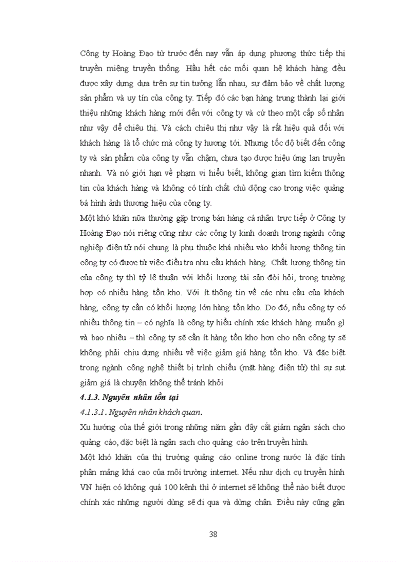 image for page Phát triển phối thức xúc tiến thương mại sản phẩm thiết bị trình chiếu của công ty Cổ phần Đầu tư Hoàng Đạo trên thị trường Miền Bắc 1