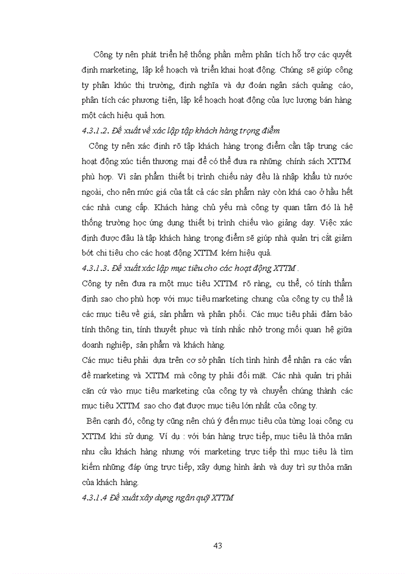 image for page Phát triển phối thức xúc tiến thương mại sản phẩm thiết bị trình chiếu của công ty Cổ phần Đầu tư Hoàng Đạo trên thị trường Miền Bắc 1