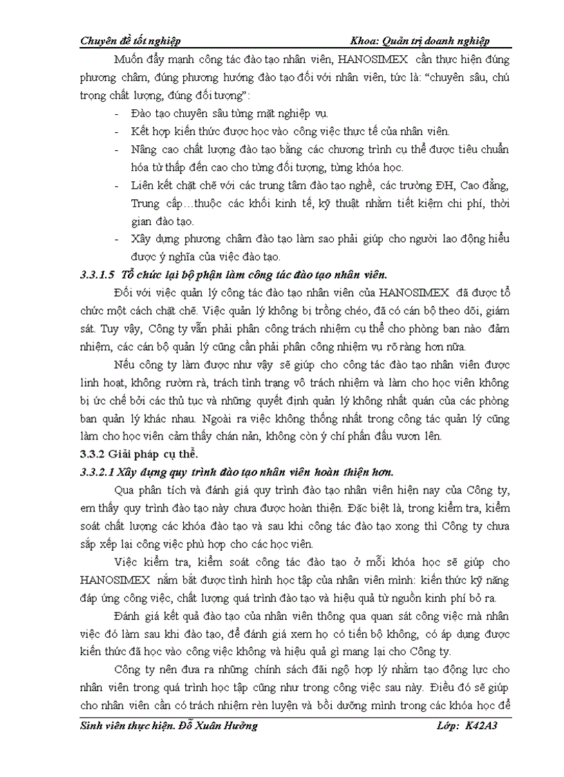 image for page Đẩy mạnh công tác đào tạo nhân viên tại Tổng công ty Cổ phần Dệt may Hà Nội Hanosimex