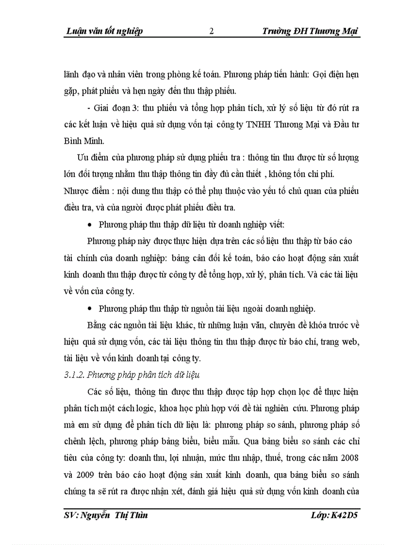 image for page Phân tích hiệu quả sử dụng vốn kinh doanh tại công ty TNHH Thương Mại và Đầu Tư Bình Minh 1