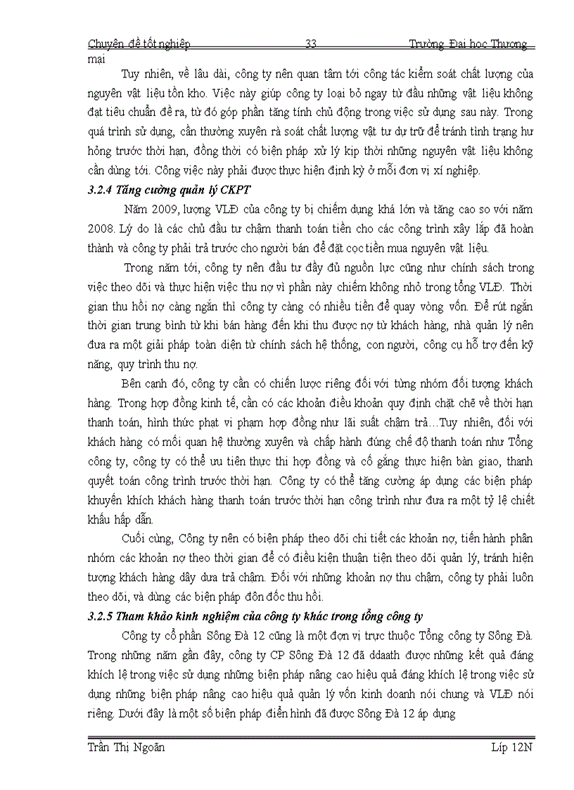image for page Giải pháp nâng cao hiệu quả sử dụng vốn lưu động tại Công ty Cổ phần Sông Đà 1 4