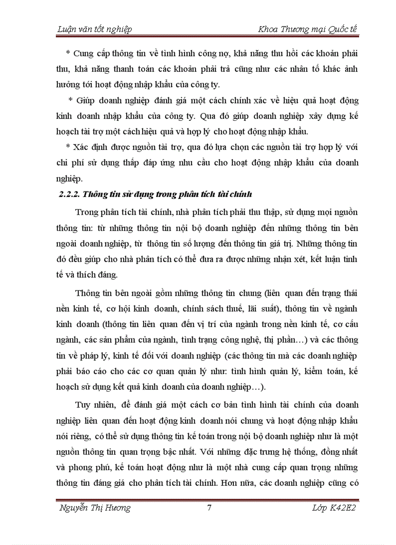 image for page Hoàn thiện phân tích tài chính nhập khẩu mặt hàng thiết bị xây dựng tại công ty cổ phần đầu tư và thương mại quốc tế Huy Hoàng 1