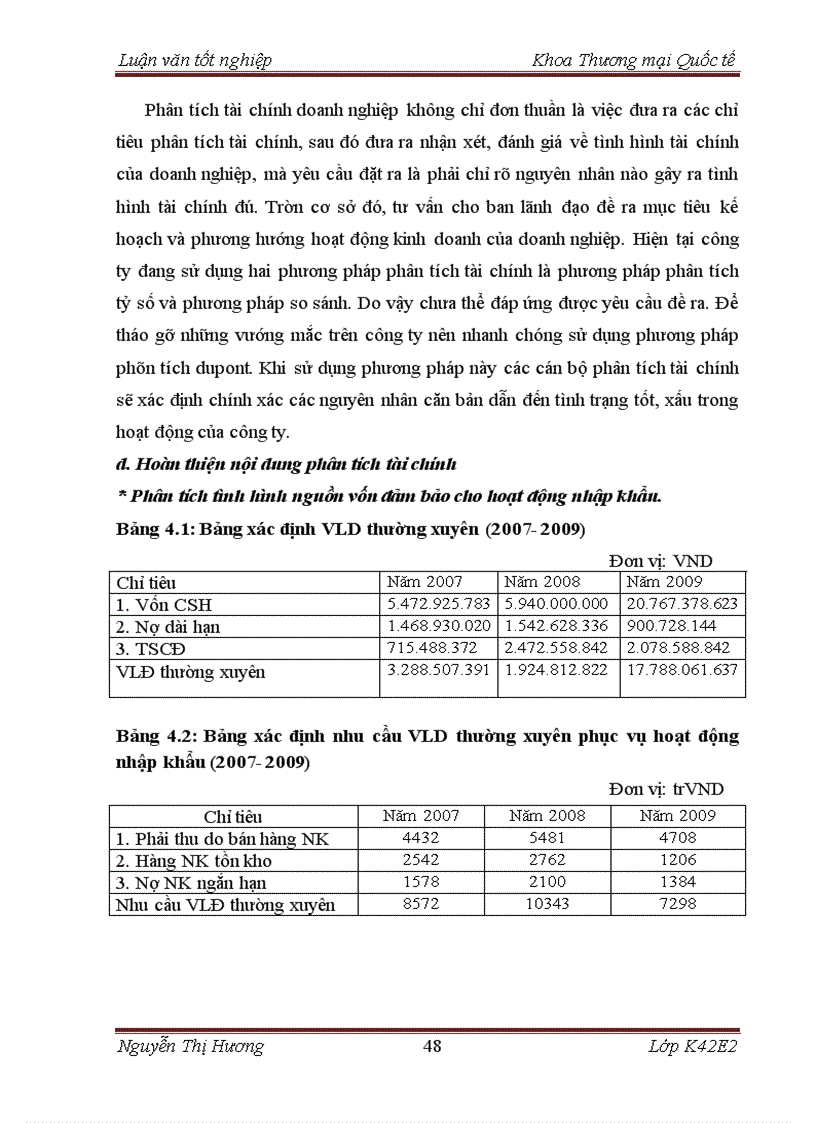 image for page Hoàn thiện phân tích tài chính nhập khẩu mặt hàng thiết bị xây dựng tại công ty cổ phần đầu tư và thương mại quốc tế Huy Hoàng 1