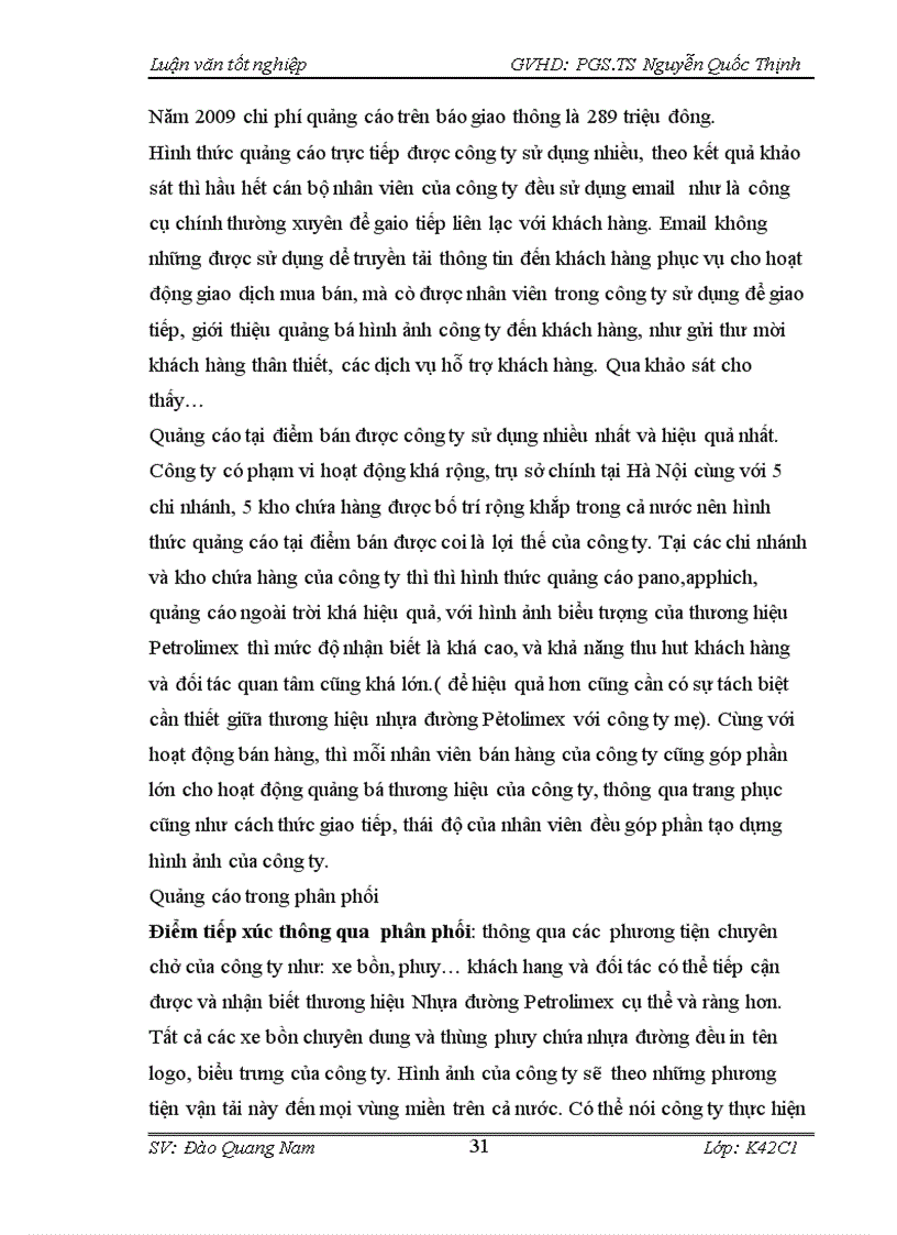 image for page Giải pháp phát triển các điểm tiếp xúc thương hiệu cho công ty trách nhiệm hữu hạn nhựa đường Petrolimex 1