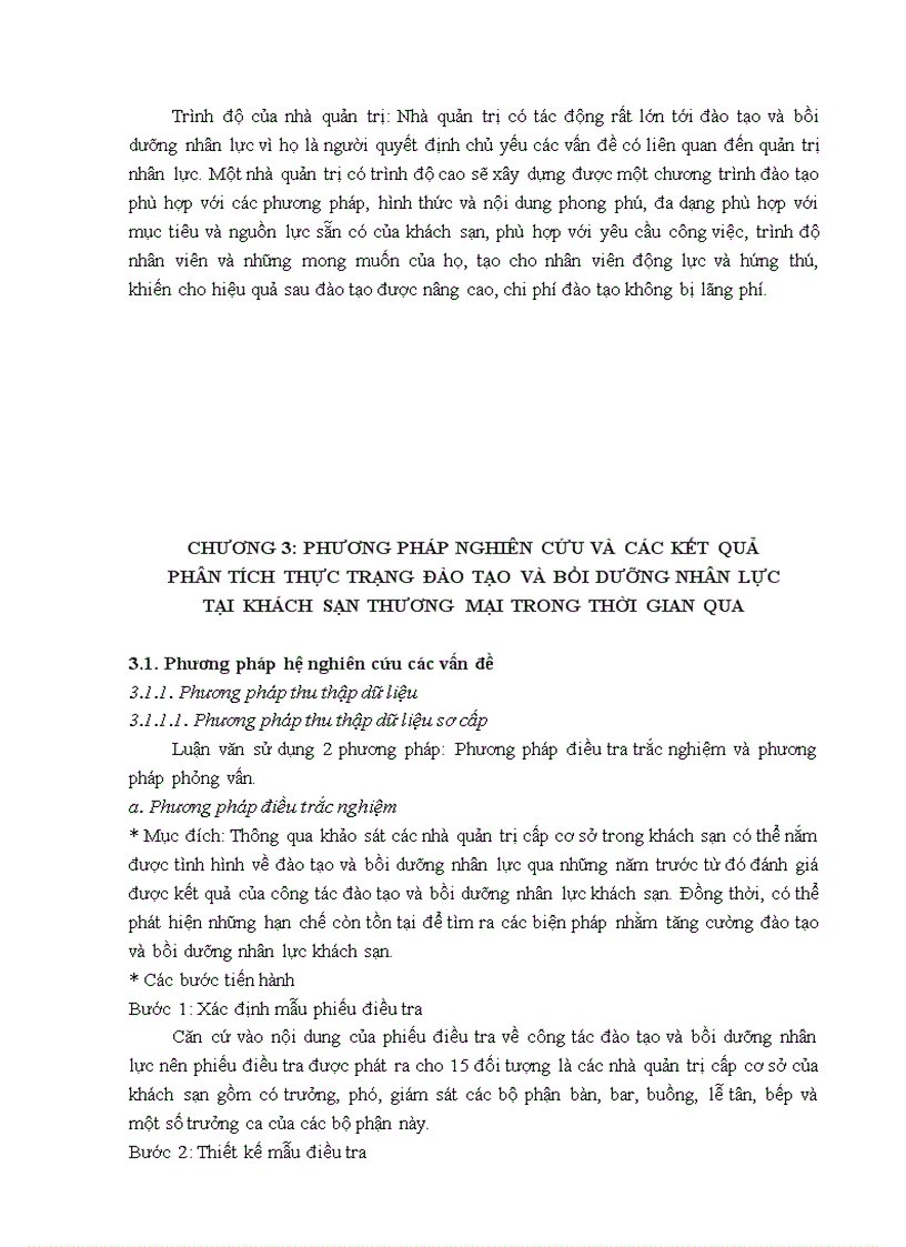 image for page Tăng cường đào tạo và bồi dưỡng nhân lực tại khách sạn Thương Mại