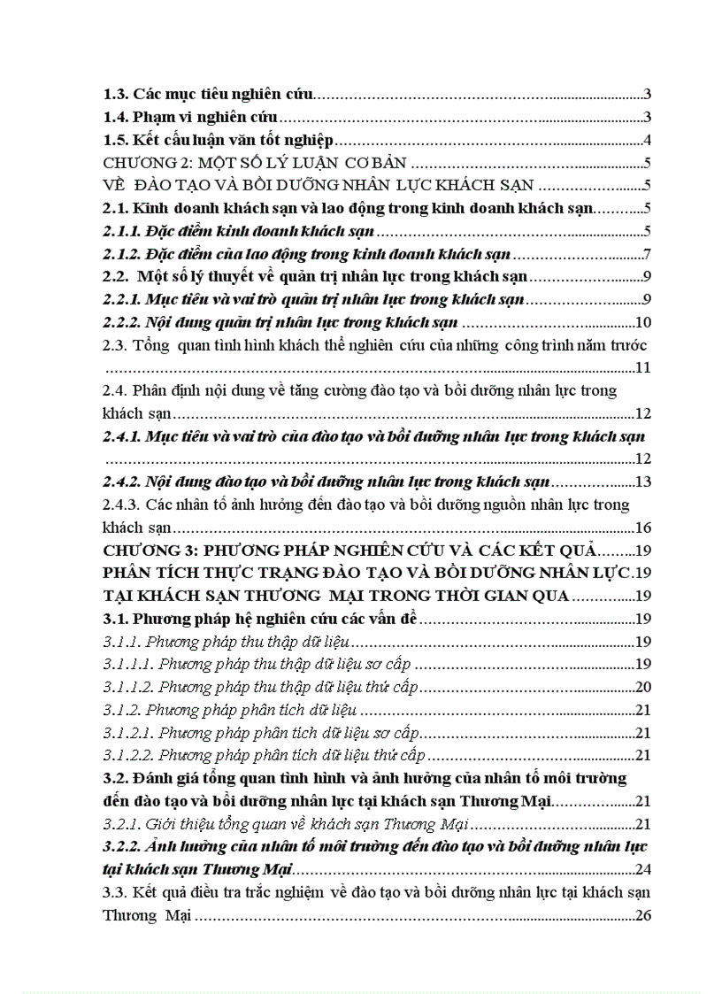 image for page Tăng cường đào tạo và bồi dưỡng nhân lực tại khách sạn Thương Mại