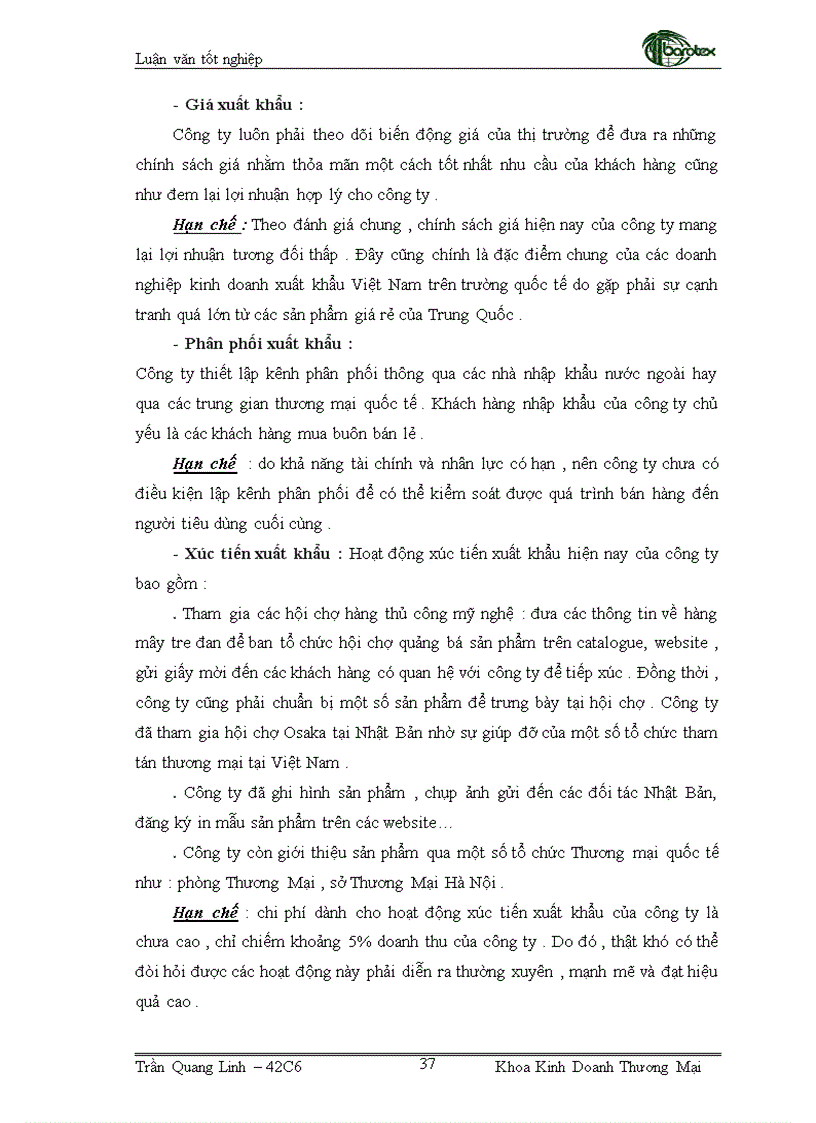 image for page Giải pháp Marketing mix nhằm phát triển thị trường sản phẩm mây tre đan xuất khẩu tại Nhật Bản của công ty cổ phần Xuất nhập khẩu mây tre Việt Nam Barotex